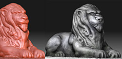 Environment Art - Lion Statue ZBrush