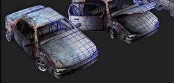 Burned Car Prop Model