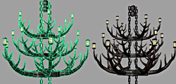 Environment Art - Tarvern Chandelier Maya